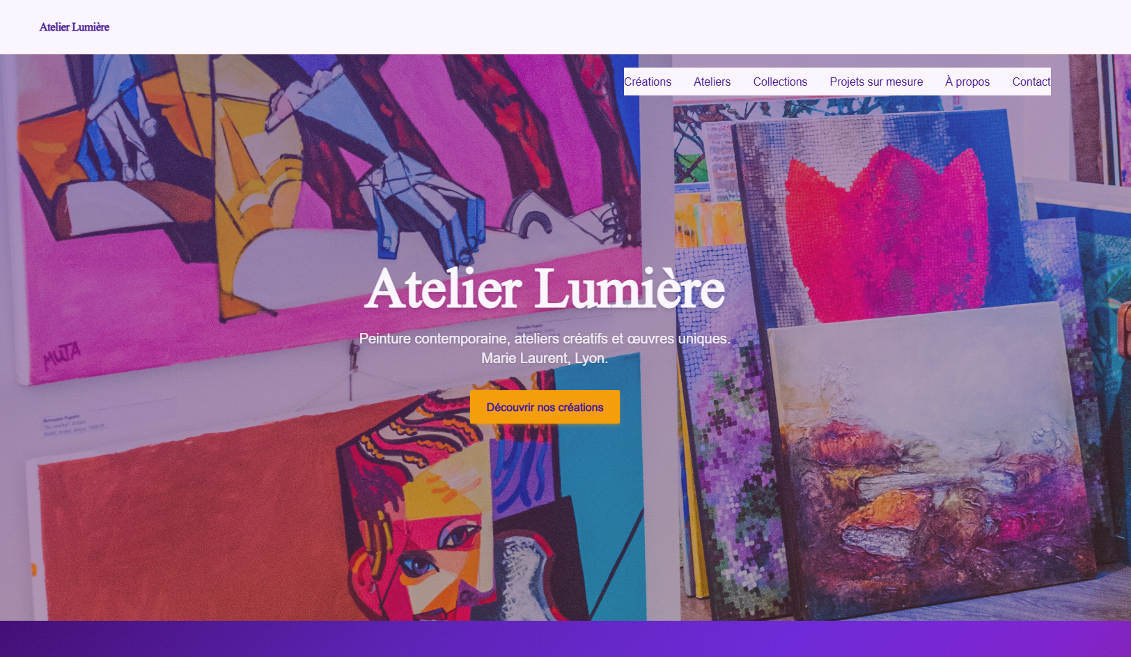 Atelier lumière