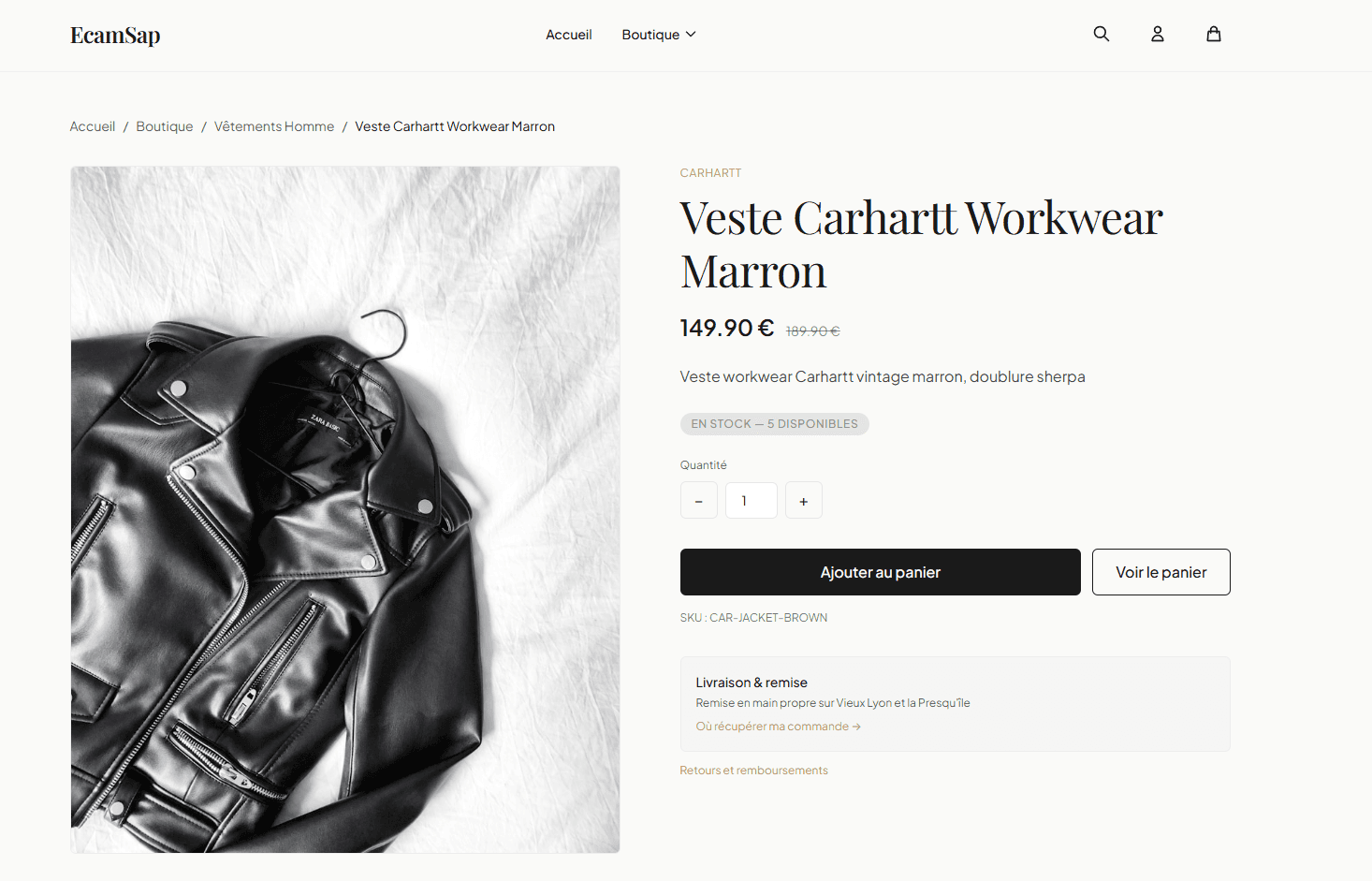 Site vitrine plombier Lyon